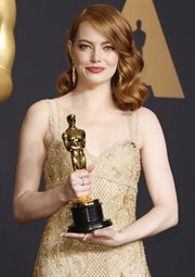 Emma Stone z nagrodą za najlepszą rolę kobiecą (