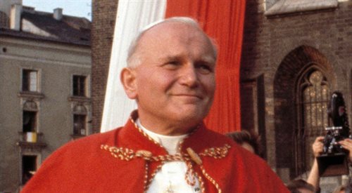Jan Paweł II podczas swojej pierwszej pielgrzymki do Polski