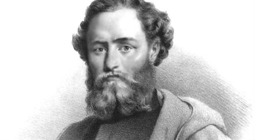 Ludwik Mierosławski, grafika Eugnea Louisa Charpentiera, źr. Wikimedia Commonsdp