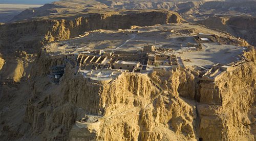 Masada, autor Andrew Shiva, źr. Wikimedia Commons