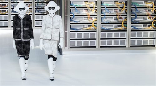 Otwarcie pokazu kolekcji Wiosna-Lato 2016 zaprojektowanej przez Karla Lagerfelda dla domu mody Chanel