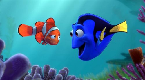 Kadr z filmu Gdzie jest Nemo?
