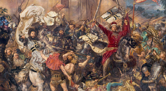 Bitwa pod Grunwaldem, fragment obrazu Jana Matejki,