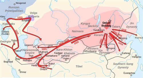 Podboje Czyngis-Chana fot. WikipediaccRas67.