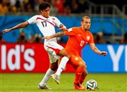 Fragment meczu Holandia - Kostaryka
