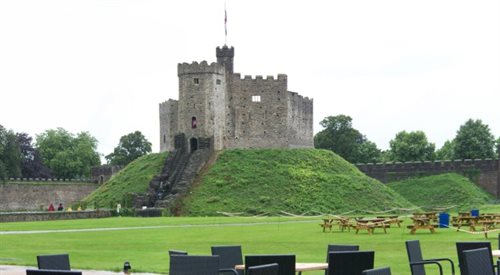 Panorama zamku Cardiff