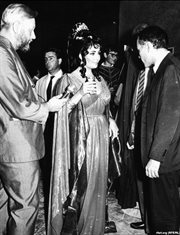 Elizabeth Taylor na planie filmu „Kleopatra”, 1962 r. Wywiad dla Radia Wolna Europa. 