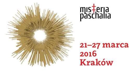 Program 2 Polskiego Radia jest współorganizatorem festiwalu Misteria Paschalia (fragment plakatu tegorocznego festiwalu)