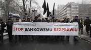 Warszawa: protest frankowiczów