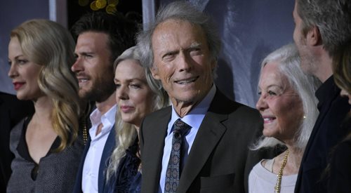 Clint Eastwood na premierze filmu Przemytnik - Los Angeles, grudzień 2018