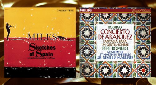 Okładki płyt Sketches of Spain i Concierto De Aranjuez