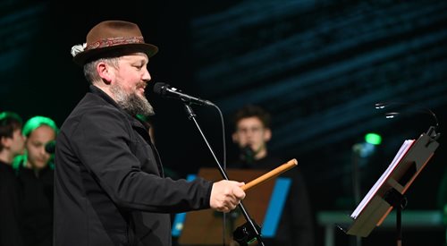 Joszko Broda podczas koncertu Dolny Śląsk
