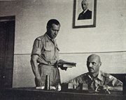 Gen. Władysław Anders i gen. Zygmunt Szyszko-Bohusz. Jungi - Jul w ZSRS, 1942.