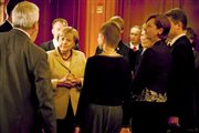 Spotkanie kanclerz Niemiec Angeli Merkel z białoruską opozycją