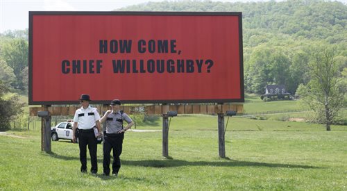 Kadr z filmu Trzy Billboardy za Ebbing, Missouri