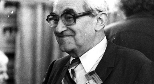 Jerzy Turowicz na I Krajowym Zjeździe Solidarności (Gdańsk, 1981 r.)