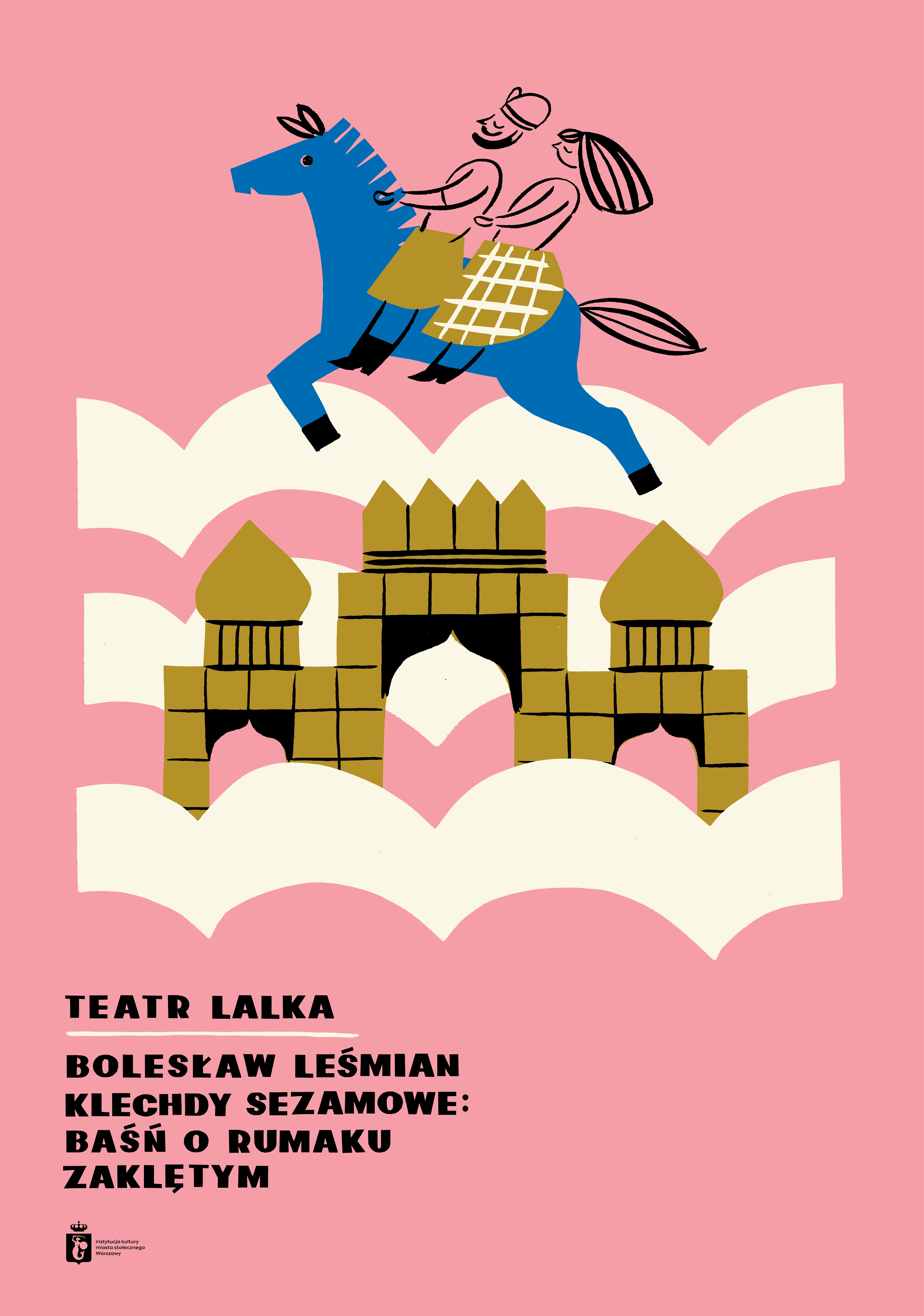 Premiera w Teatrze Lalka - "Baśń o rumaku zaklętym" - plakat