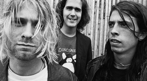 Kurt Cobain, Krist Novoselic, Dave Grohl z Nirvany