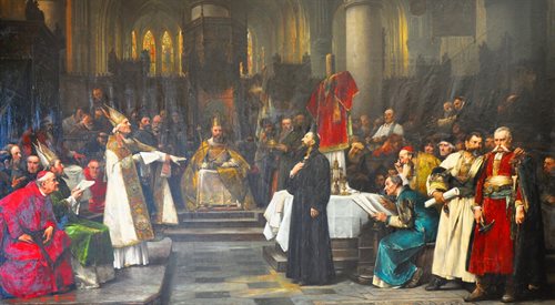 Vclav Brok, Jan Hus na soborze w Konstancji, 1883 r.