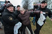 Zatrzymania 25 marca w Mińsku