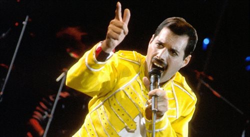 Freddie Mercury w 1986 roku