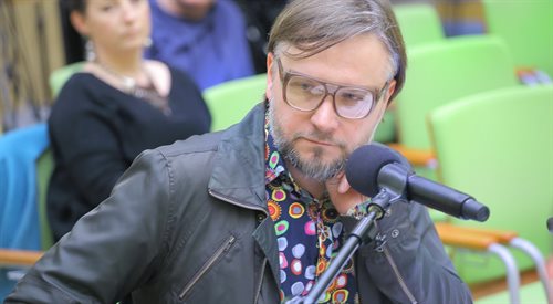 Dziennikarz muzyczny radiowej Dwójki Jacek Hawryluk