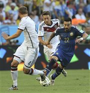 Fragment meczu Niemcy - Argentyna 