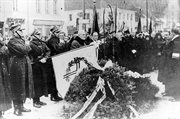 Poczet sztandarowy Związku Sybiraków Oddział w Białymstoku. 3.05.1934 