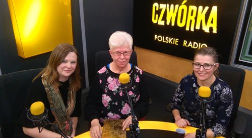 Marzena Grochowska, Halszka Zamorska i Diana Brzyska - wolontariuszki Fundacji Hospicyjnej w Gdańsku