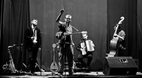 Zespół Balkan Sevdah podczas koncertu akustycznego