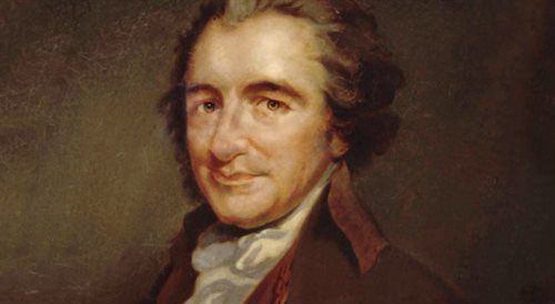 Portret Thomasa Painea pędzla Augustea Millirea, źr. Wikimedia Commonsdp