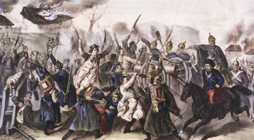 Bitwa pod Węgrowem, 3 lutego 1863.