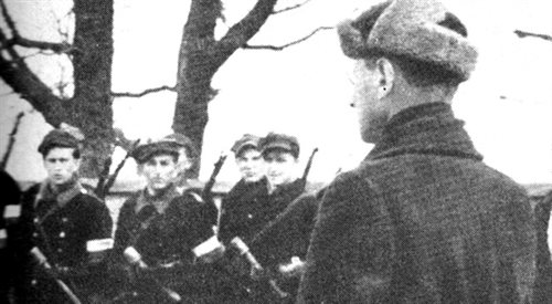 Generał Krzyżanowski Wilk na Litwie w styczniu 1944 roku