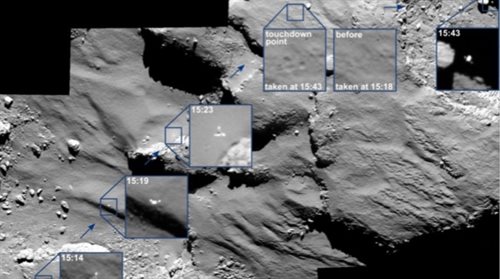 Rosetta zrobiła zdjęcia skokom Philae