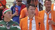 Zielono-pomarańczowe trybuny na meczu Holandii z Meksykiem 