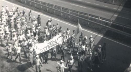Manifestacja Solidarności Walczącej w Warszawie