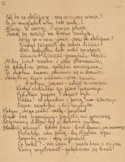 List Witolda Pileckiego napisany wierszem do syna Andrzeja