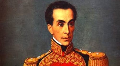 Simón Bolvar. Reprod. fot. obrazu Ricardo Acevedo Bernala (1867 - 1930). Wikimedia Commonsdp