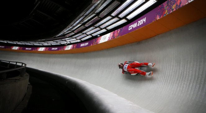 Ewa Kuls podczas drugiego zjazdu podczas igrzysk w Soczi