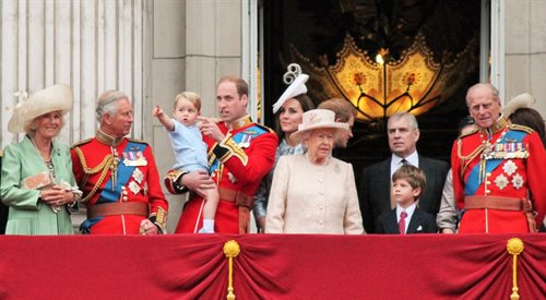 Brytyjska rodzina królewska w 2015 roku