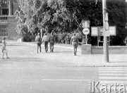 Zatrzymanie przez milicję jednego z demonstrantów. Radom, 25 czerwca 1976 
