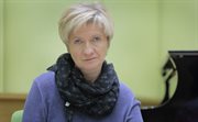 Małgorzata Jędruch-Włodarczyk. Konferencja prasowa przed 20. Festiwalem Folkowym Polskiego Radia 