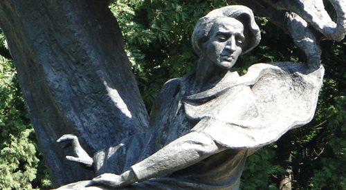 Pomnik Fryderyka Chopina w warszawskich Łazienkach