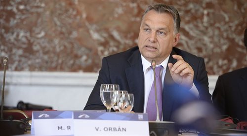 Viktor Orbn na szczycie Europejskiej Partii Ludowej w Brukseli w czerwcu 2015 r.