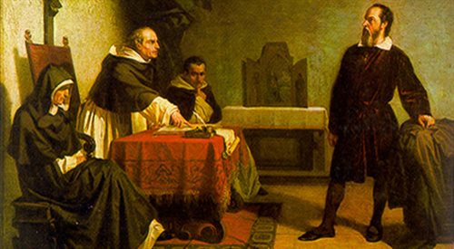 Galileusz przed rzymską inkwizycją, Cristiano Banti.