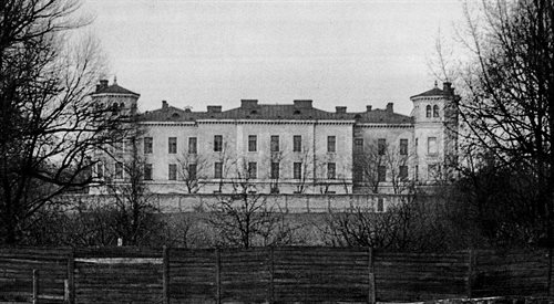 Częścią Szpitala Ujazdowskiego był Zamek Ujazdowski (zdjęcie budynku z 1919 r.)
