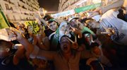 Kibice Algierii świętują awans ich zespołu do 1/8 finału mistrzostw świata w Brazylii