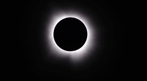 Całkowite zaćmienie Słońca w obiektywie Juliusza Barwika - 8 kwietnia 2024 rok.