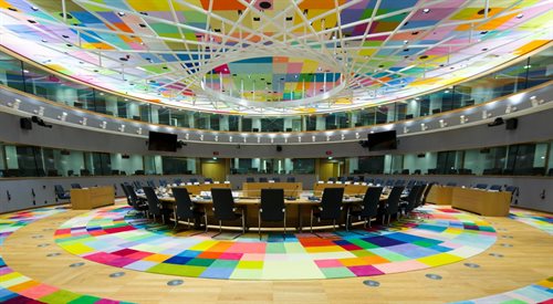 Sala obrad w nowej siedzibie Rady Europejskiej