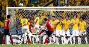 James Rodriguez podczas meczu Brazylia - Kolumbia